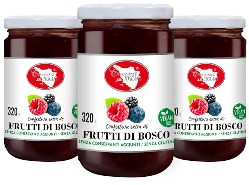 CUCINA TOSCANA - Confettura Extra di Frutti di Bosco 3x320g