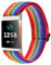 TRISTRAPS Nylon Weich Uhrenarmband Kompatibel mit Fitbit Charge 3/Charge 4, Dehnbar Elastizität Ersatzband für Fitbit Charge 3/Charge 4 mit Männer und Frauen