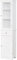 kleankin Bathroom Storage Cabinet with 3-tier Shelf Drawer Door, Floor Cabinet Free Standing Tall Slim Side Organizer Shelves, White