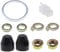 OneGas 1 Set E-Bike Hub Motor Nuts, 14mm Steel, Rubber, Electric Bike Motors