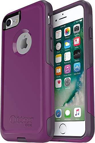 OtterBox Commuter-Serie Schutzhülle für iPhone SE (3. und 2. Gen.) und (nur) iPhone 8/7, keine Einzelhandelsverpackung, Lila (Plum Way)