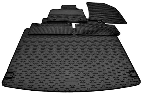 Mattenprofis Gummimatten + Gummi Kofferraumwanne Set kompatibel mit Dacia Jogger 5-Sitzer ab Bj. 2022 RKK