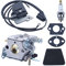 Gubeter Vergaser-Zündspulen-Kit, für Partner 350 351 370 371 420 Kettensäge, Ersatz-Teilenummer für 530039167, 530 03 91-67, Ersatz-Teilenummer für Walbro 33-29 Carb