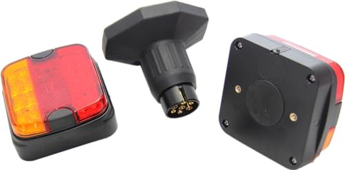 Berger & Schröter Anhänger-Beleuchtungsset 7-polig Bremslicht, Rückleuchte, Blinker 12 V/DC Bluetooth