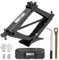 IMAYCC Cric Auto 3T, Universale Cric a Forbice Professionale 3000 kg Cric Ispessito Auto 360 ° Testa Rotante con Manovella e Chiave Telescopica per Auto/SUV/MPV/Family Car