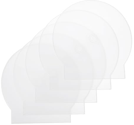 Uonlytech Sturdy White Plastic Case Replacement Dvd Holder Accessory Easy Access
