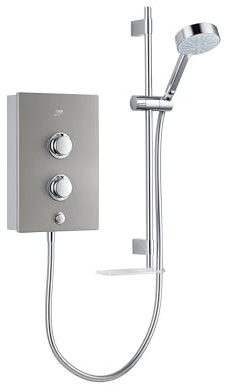 Mira Showers Decor 8.5kW Sliver Single Outlet Electric Shower 1.1894.001