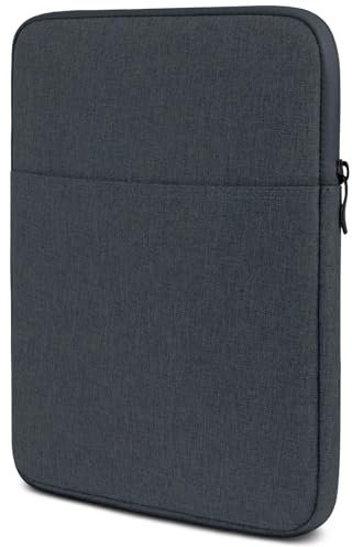 moex Custodia per tablet Microsoft Surface Go 2 (10.5) - Custodia con scomparto per accessori, in fibra di poliestere, minimalista con cerniera, impermeabile, antracite