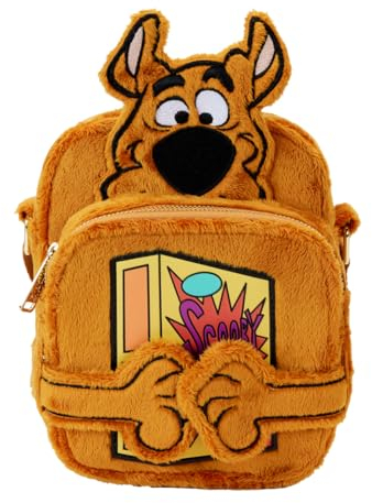 Loungefly Scooby Doo Snacks Cosplay Crossbuddies Tasche | Scooby Doo Zubehör, Braun, Einheitsgröße, Verstellbarer Riemen
