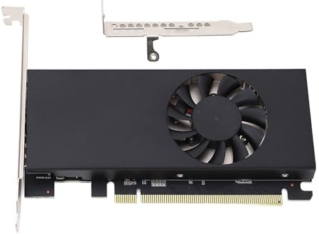 Vikye 1650 Game Graphics Card, 4GB GDDR6 128bit Slim PC Graphics with HD Multimedia Interface, DisplayPort for Professional Gaming Experience