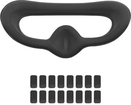 CAPART Comfy Sponge Foam Padding for DJI Goggles 2 3, Soft-Fit Eye Pad Musk Cushion Replacement