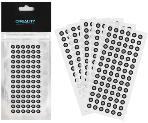 Creality 3D Scan Marker 3 mm Aufkleber optische Tracking Punkte Referenzpunkt 420 Stück in 5 Blättern für 3D Scanner