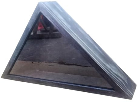 divuukyi Elegante dreieckige Flaggen-Aufbewahrungsbox, Glasfrontflaggen, Vitrine verleiht jedem Raum einen historischen Touch