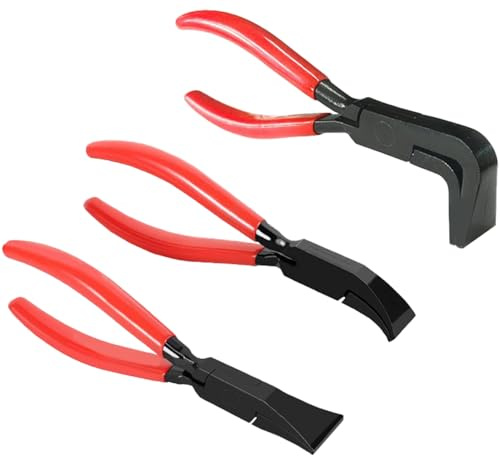 WDKXCN Falzzange, 3-Teiliges Set 0° 45° 90° Abkantzange, 22 MM Biegezange, Blechzange, Falzzangen Set, Blech Biegen, Abkantzange Blech zum Biegen und Glätten von Blechen