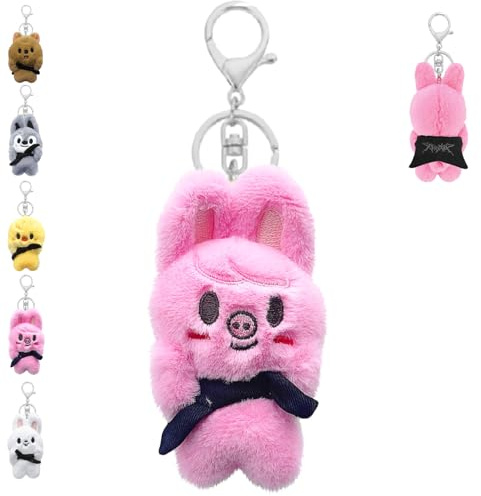 LUKIUP S-Kids Plüschpuppe, 10 cm Magischer Umhang Stray Kuscheltiere, SK-Zoo Schlüsselanhänger Kuscheltier Sammlerstück für STAY Fans