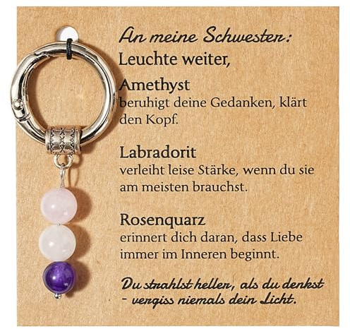 Rebundex Schlüsselanhänger Damen Kleine Geschenke für Frauen Weihnachten | Geburtstagsgeschenk für Frauen Abschiedsgeschenk Rentner Abschluss Jobwechsel Kollegin/Krankenschwester/Tochter/Chefin
