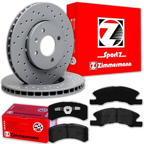 BandelOne enthält Zimmermann Sport Bremsscheiben + Beläge vorne für Space Star 6