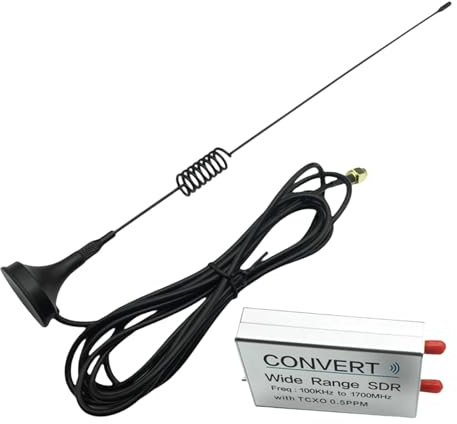 WNXGNHO Ricevitore Alimentazione USB Ricevitore USB con RTL2832U TXCO 0, 5 ppm Doppia Sintonizzatore Ingresso Dongle