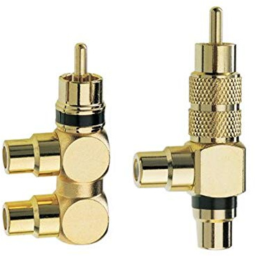 In-akustik Premium Cinch F-Adapter (2er Set)
