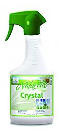 LIMPIACRISTALES ECOLÓGICO CRYSTAL Limpiador de cristales, vidrios, espejos, superficies pulidas y cerámica. Limpia, desengrasa profundamente y abrillanta sin dejar velos ni marcas del paño, retrasando la aparición de la suciedad. 750 ml