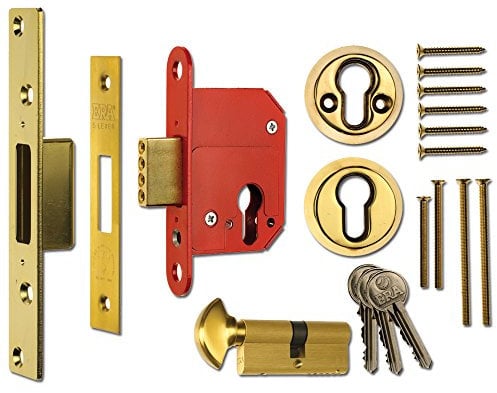 ERA 233 Fortress BS Euro Key & Turn Deadlock With Cylinder