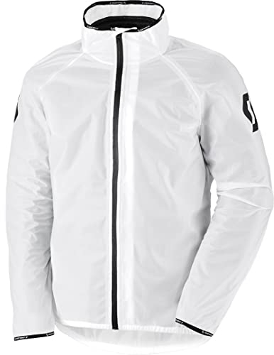 Scott Ergonomic Light DP Motorrad/Fahrrad Regenjacke weiß 2024: Größe: L (50/52)