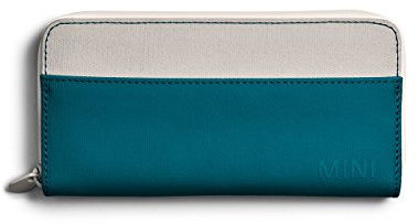 Mini Original Geldbörse mit Wing-Logo, wasserdicht, 12 Kartenfächer, Weiß/Aqua 80212445662