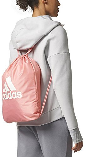 adidas Turnbeutel Logo-Design, Unisex, Per Logo Gb, Pink/Rostac/Rostac/Blanco