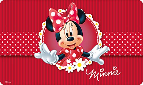 Disney Minnie Mouse 14703 Tabla para cortar pan, Desayuno de, tablas, tabla, tabla de cortar, multicolor