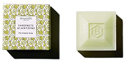 Benamôr – Le Soap Original – Kollektion Alantoíne – Traditionelles Rezept – spendet Feuchtigkeit und schützt – zarter Zitronenduft – ohne Parabene – 100 g