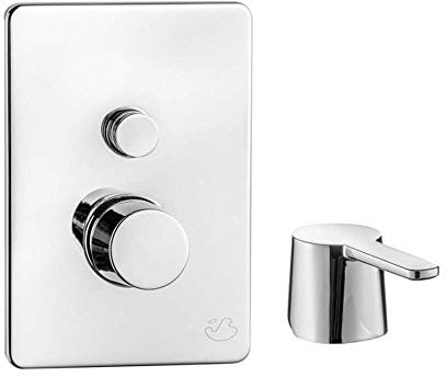 IB WasserhähneTaaac - Einbauseite mit 2-Wege-Umschalter - Chrom - zwei Hebelarten