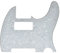Dopro Plaque de protection pour guitare Telecaster avec trou de micro Humbucker pour Fender Telecaster USA/Mexicain Blanc nacré