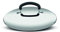 Lagostina Pratica Coperchio in Acciaio Inox 18/10, Grigio e Nero, Diametro 24 cm