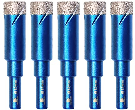 Forets Mèches Diamant Carrelage 14mm - BRSCHNITT Foret Céramique pour Porcelaine,Céramique, Granit,Carrelage(10 Pièces)