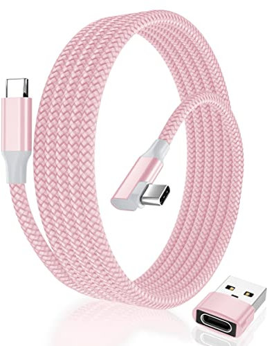 Elebase for AirPods Pro 3 Charger Cable 2M with USB Adapter,Right Angle 90 Degree Power Delivery Fast Charging Cord Lead for iPad 10th Generation,iPad Air 4 4th 5 5th Mini 6 6th,iPhone 17 16 16e 15