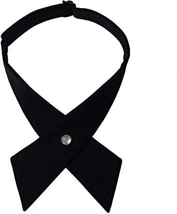 Luxylei Hommes Femmes Pré-attaché Cravate Broche Broche Entrecroisé Noeud Papillon Ruban Long Noeud Cravate Noeud Papillon Col Détachable Vêtements Accessoires