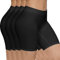SIMIYA 4 Pack Womens Boxer Shorts Seamless Chub Rub Shorts Stretchy Anti Chafing Underwear for Under Dresses(4pcs Black,XXL)