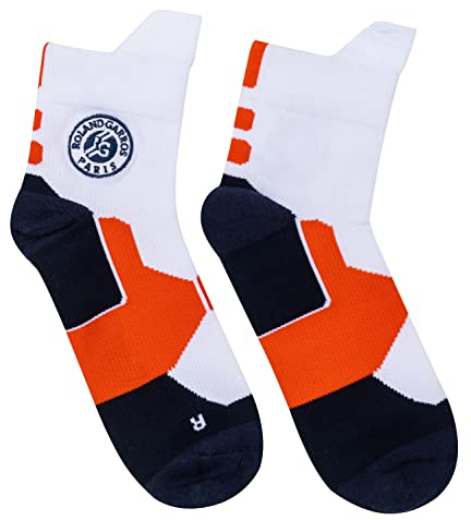 Roland Garros Performance-Tennissocken, offizielle Kollektion, Herrengröße, Tennis