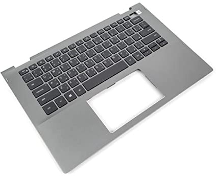 Dell Inspiron 5400/5406 2-in-1 Palmrest & ARABIC Backlit Keyboard - 0X46H3 + 06CDC0 (RVYWT) (Renewed)