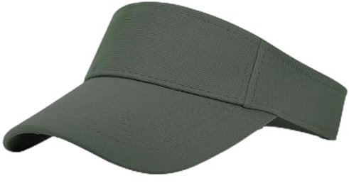 FCHUI Sun Visor Cap - Women Ponytail Baseball Cap for Women and Ladies, Long Peak Thicker Sweatband Adjustable Hat for Golf Cycling Fishing Tennis Running Jogging Visor Hats for Men (Gray)