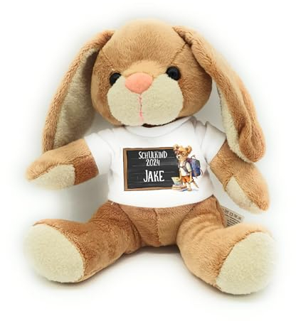 Kilala Zuckertüten-Topping Hase – Personalisiertes Kuscheltier, Glücksbringer und tolles Geschenk zur Einschulung (Hund)