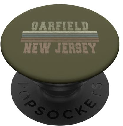 Retro Garfield New Jersey PopSockets mit austauschbarem PopGrip