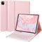 APHBZGE Custodia per tastiera per iPad Pro 12,9 '' 6a/5a/4a/3a generazione, custodia per iPad Pro 12,9'' con tastiera 2022, tastiera Bluetooth staccabile per iPad Pro 12,9'' con portamatite, rosa