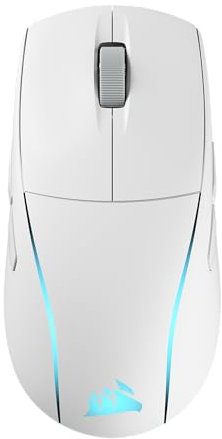 CORSAIR M75 Souris de jeu sans fil RGB ultra légère Ambidextre FPS - 2,4 GHz sans fil, Bluetooth, USB - Haute autonomie de la batterie - 26 000 DPI - Boutons latéraux interchangeables - Compatible