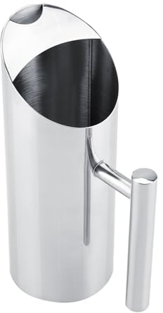 Tetera de Acero Inoxidable de Gran Capacidad, Jarra para Bebidas, Hervidor de café, Jarra de Cerveza Helada para Restaurante (1L)