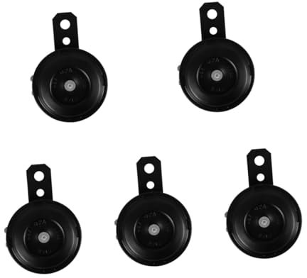 Gatuida 5pcs Electric Horn for Bike Loudest Motorcycle Horn Easy Install Motorcycle Supplies