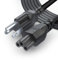 Cavo di alimentazione universale per computer portatile 3 pin 125 V per Dell HP LG, Lenovo, Asus, Acer, Toshiba, Sony, computer portatili, monitor, stampanti, scanner NEMA 5-15P a C5