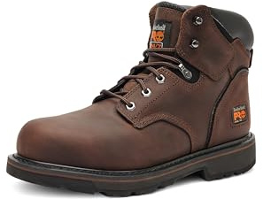 Timberland 6 in Pit Boss ST SP SBP, Stivali per Lavori Industriali Uomo, Marrone, 43.5 EU