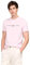 Tommy Hilfiger T-shirt à col rond brodé avec logo Tommy pour homme, coupe classique, taille L, blanc, Rose simple., XX-Large