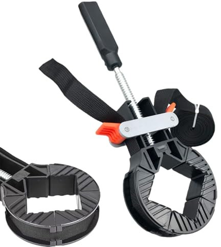 Morsetti a nastro, morsetti per la lavorazione del legno, morsetti angolari per cintura in nylon, attrezzi per morsa con angolo regolabile, set di morsetti per la lavorazione del legno, sgancio rapido